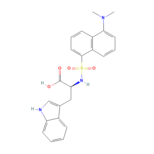 N-ALPHA-DANSYL-L-TRYPTOPHAN CYCLOHEXYLAMMONIUM SALT (CAS: 19461-29-1) - Related Chemical Product