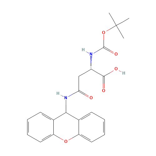 N-Boc-N'-xanthyl-L-asparagine (CAS: 65420-40-8) - Related Chemical Product