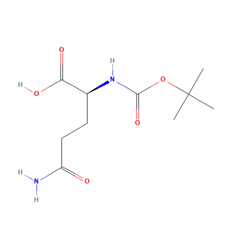 N-(tert-Butoxycarbonyl)-L-glutamine (CAS: 13726-85-7) - Related Chemical Product