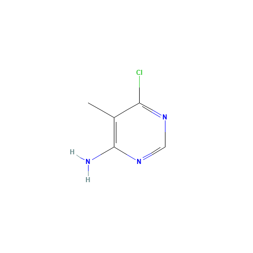 4-Pyrimidinamine,6-chloro-5-methyl-(9CI) (CAS: 14394-56-0) - Chemical Structure and Molecular Formula 