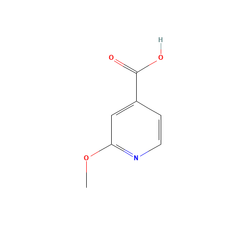 2-Methoxy-4-pyridinecarboxylic acid (CAS: 105596-63-2) - Chemical Structure and Molecular Formula 