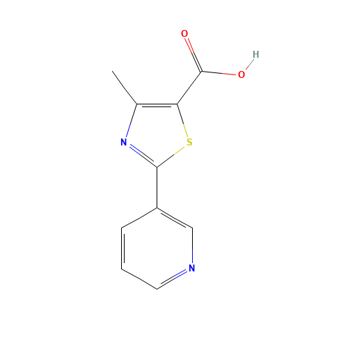 4-METHYL-2-(3-PYRIDINYL)-1,3-THIAZOLE-5-CARBOXYLIC ACID (CAS: 39091-01-5) - Related Chemical Product