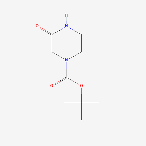 1-Boc-3-oxopiperazine (CAS: 76003-29-7) - Chemical Structure and Molecular Formula 