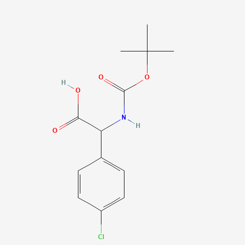 N-BOC-2-(4''-CHLOROPHENYL)-DL-GLYCINE (CAS: 209525-73-5) - Related Chemical Product