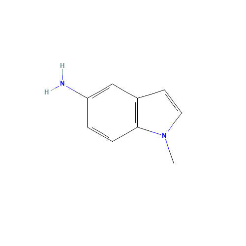 5-AMINO-1-N-METHYLINDOLE (CAS: 102308-97-4) - Chemical Structure and Molecular Formula 