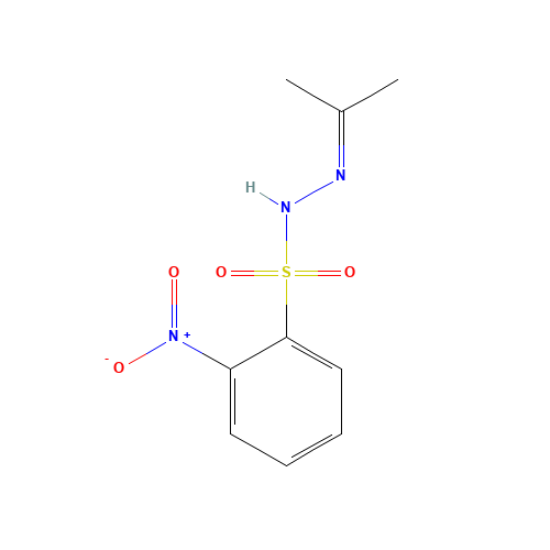 N-ISOPROPYLIDENE-N'-2-NITROBENZENESULFO (CAS: 6655-27-2) - Related Chemical Product