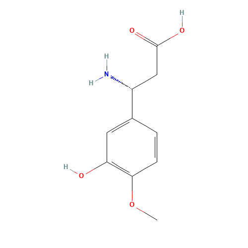 (R)-3-(3-HYDROXY-4-METHOXYPHENYL)-BETA-ALANINE (CAS: 925221-88-1) - Related Chemical Product