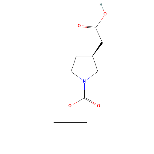 (S)-1-N-Boc-3-pyrrolidineacetic acid (CAS: 204688-61-9) - Related Chemical Product