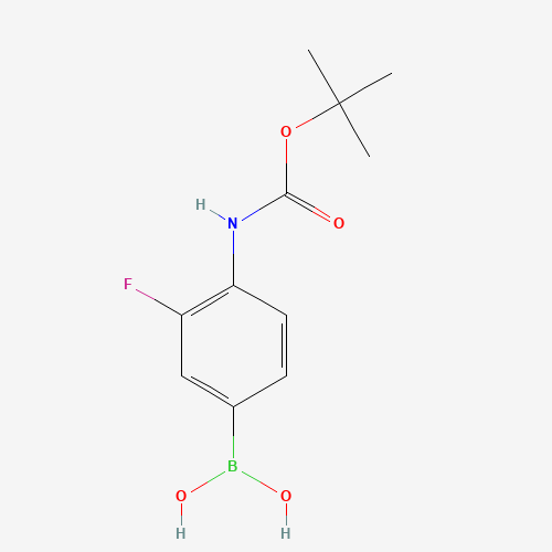 4-N-Boc-amino-3-fluorophenylboronic acid (CAS: 218301-87-2) - Related Chemical Product