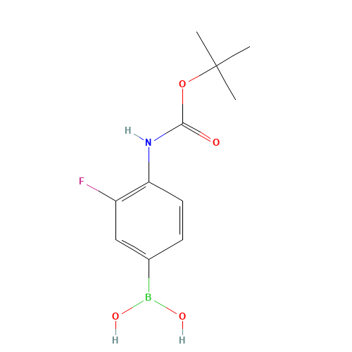 4-N-Boc-amino-3-fluorophenylboronic acid (CAS: 218301-87-2) - Related Chemical Product