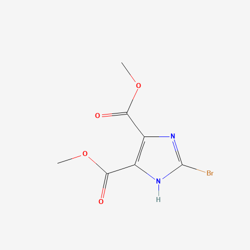 1H-Imidazole-4,5-dicarboxylic acid,2-bromo-,4,5-dimethyl ester (CAS: 705280-65-5) - Chemical Structure and Molecular Formula 