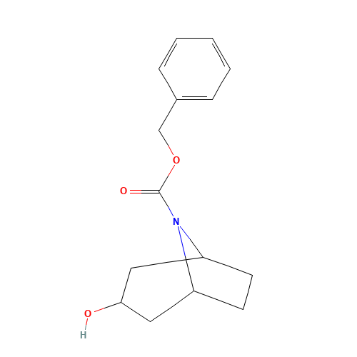 N-CBZ-NORTROPINE (CAS: 92652-76-1) - Chemical Structure and Molecular Formula 