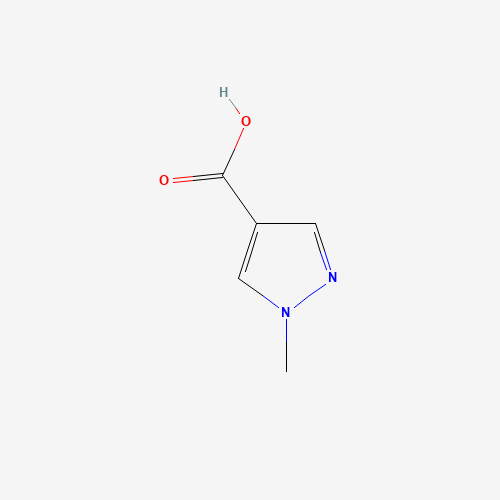 1-METHYL-1H-PYRAZOLE-4-CARBOXYLIC ACID (CAS: 5952-92-1) - Chemical Structure and Molecular Formula 