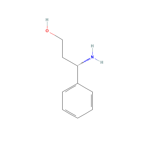 (S)-3-Amino-3-phenylpropan-1-ol (CAS: 82769-76-4) - Chemical Structure and Molecular Formula 