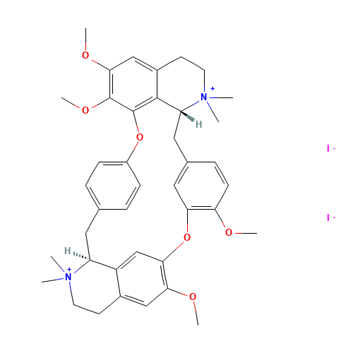 TETRANDRINI DIMETHIODIDUM (CAS: 7601-55-0) - Related Chemical Product