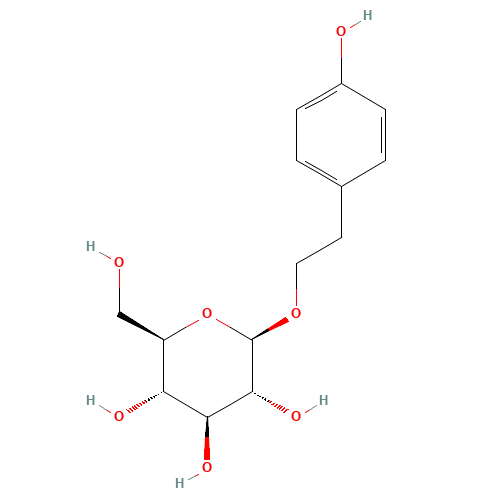 Salidroside (CAS: 10338-51-9) - Chemical Structure and Molecular Formula 