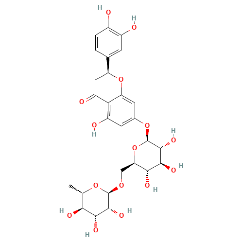 ERIOCITRIN (CAS: 13463-28-0) - Chemical Structure and Molecular Formula 