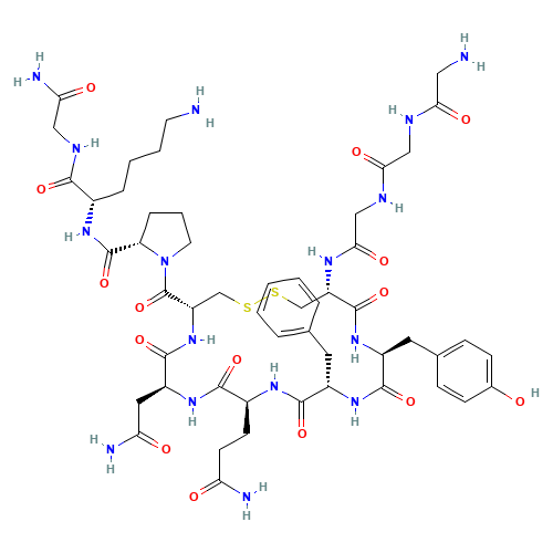 N-(N-(N-Glycylglycyl)glycyl)-8-L-lysinevasopressin (CAS: 14636-12-5) - Related Chemical Product