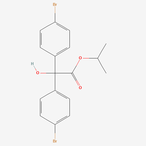 Bromopropylate (CAS: 18181-80-1) - Chemical Structure and Molecular Formula 