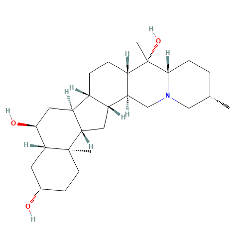 Peimine (CAS: 23496-41-5) - Chemical Structure and Molecular Formula 