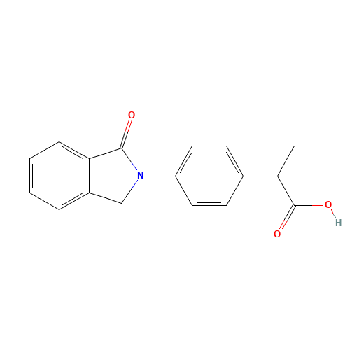 ALPHA-METHYL-P-[1-OXO-2-ISOINDOLINYL]-BENZENEACETIC ACID (CAS: 31842-01-0) - Related Chemical Product