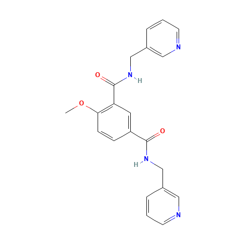4-Methoxy-N,N'-bis(3-pyridinylmethyl)-1,3-benzenedicarboxamide (CAS: 32828-81-2) - Related Chemical Product