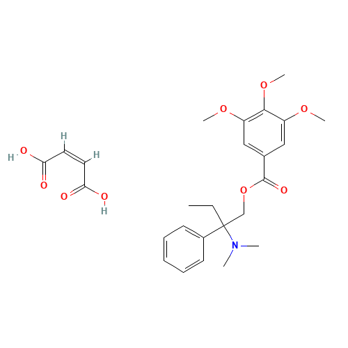 2-(Dimethylamino)-2-phenylbutyl 3,4,5-trimethoxybenzoate maleate (CAS: 34140-59-5) - Related Chemical Product
