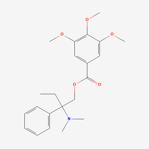 3,4,5-Trimethoxybenzoic acid 2-(dimethylamino)-2-phenylbutyl ester (CAS: 39133-31-8) - Related Chemical Product