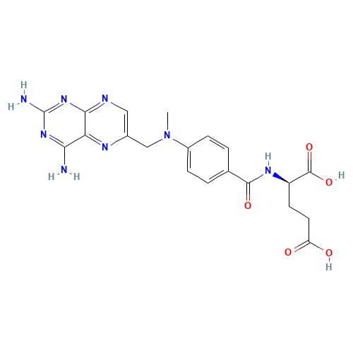 D(-)-AMETHOPTERIN (CAS: 51865-79-3) - Chemical Structure and Molecular Formula 