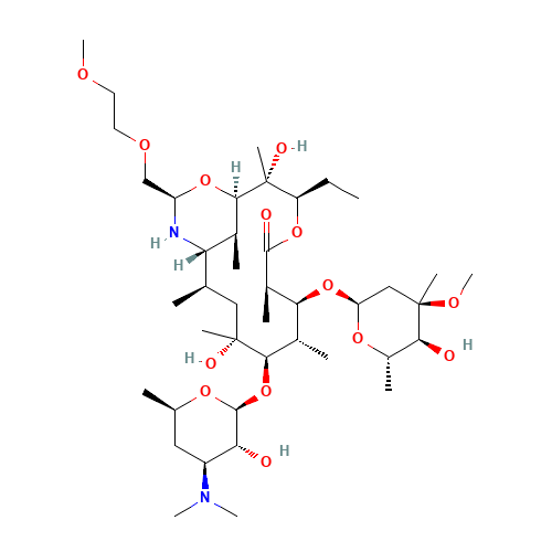 Dirithromycin (CAS: 62013-04-1) - Chemical Structure and Molecular Formula 