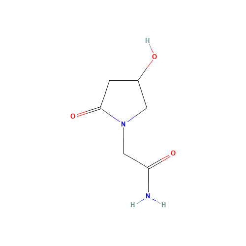 4-Hydroxy-2-oxopyrrolidine-N-acetamide (CAS: 62613-82-5) - Related Chemical Product