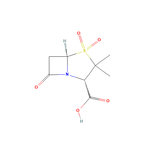 Sulbactam (CAS: 68373-14-8) - Chemical Structure and Molecular Formula 