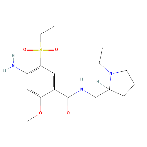 Amisulpride (CAS: 71675-85-9) - Chemical Structure and Molecular Formula 