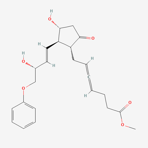 ENPROSTIL (CAS: 73121-56-9) - Chemical Structure and Molecular Formula 