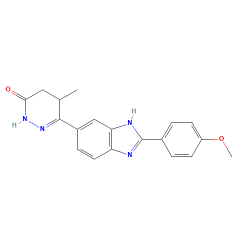4,5-Dihydro-6-[2-(4-methoxyphenyl)-1H-benzimidazol-5-yl]-5-methyl-3(2H)-pyridazinone (CAS: 74150-27-9) - Related Chemical Product