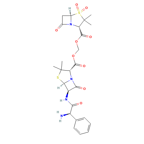 Sultamicillin (CAS: 76497-13-7) - Chemical Structure and Molecular Formula 