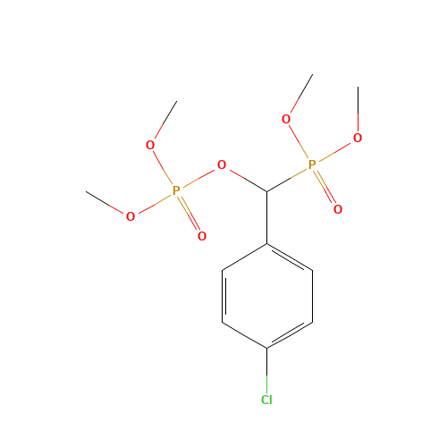(4-CHLOROPHENYL)(DIMETHOXYPHOSPHINYL)METHYL PHOSPHORIC ACID DIMETHYL ESTER (CAS: 76541-72-5) - Related Chemical Product