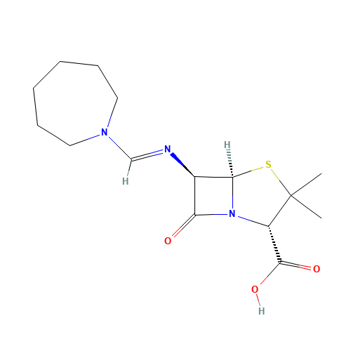 MECILLINAM (CAS: 79580-20-4) - Chemical Structure and Molecular Formula 