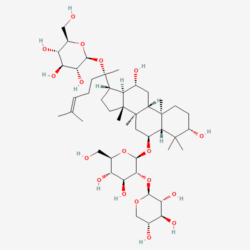 Notoginsenoside R1 (CAS: 80418-24-2) - Chemical Structure and Molecular Formula 