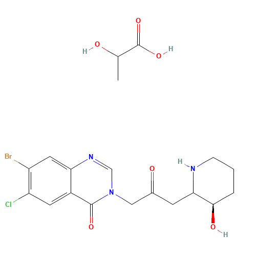 HALOFUGINONE LACTATE (CAS: 82186-71-8) - Related Chemical Product