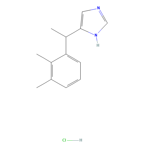 (R)-4-[1-(2,3-Dimethylphenyl)ethyl]-1H-imidazole hydrochloride (CAS: 86347-15-1) - Related Chemical Product