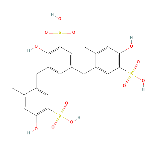 Dihydroxydimethyldiphenylmethanedisulphonic acid polymer (CAS: 101418-00-2) - Related Chemical Product