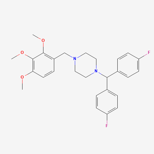 Lomerizine (CAS: 101477-55-8) - Chemical Structure and Molecular Formula 