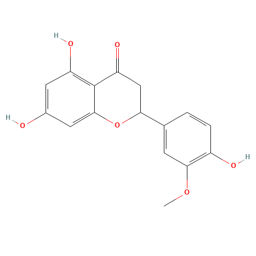 HOMOERIODICTYOL (CAS: 107657-60-3) - Chemical Structure and Molecular Formula 
