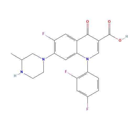TEMAFLOXACIN (CAS: 108319-06-8) - Chemical Structure and Molecular Formula 
