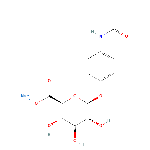 ACETAMINOPHEN GLUCURONIDE SODIUM SALT (CAS: 120595-80-4) - Related Chemical Product
