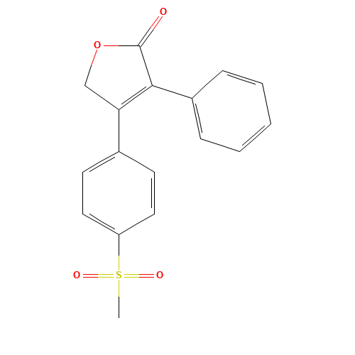 Rofecoxib (CAS: 162011-90-7) - Chemical Structure and Molecular Formula 