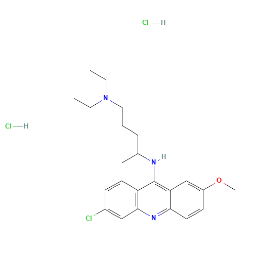 QUINACRINE DIHYDROCHLORIDE (CAS: 69-05-6) - Related Chemical Product