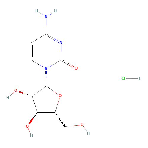 1-beta-D-Arabinofuranosylcytosine hydrochloride (CAS: 69-74-9) - Related Chemical Product