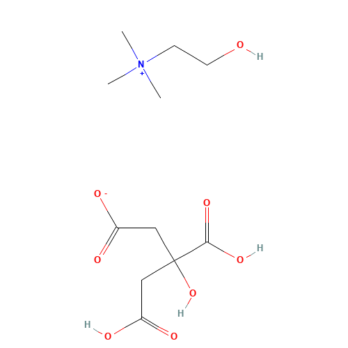 Choline dihydrogencitrate salt (CAS: 77-91-8) - Related Chemical Product
